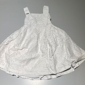 Elegant White Lace Kids Dress